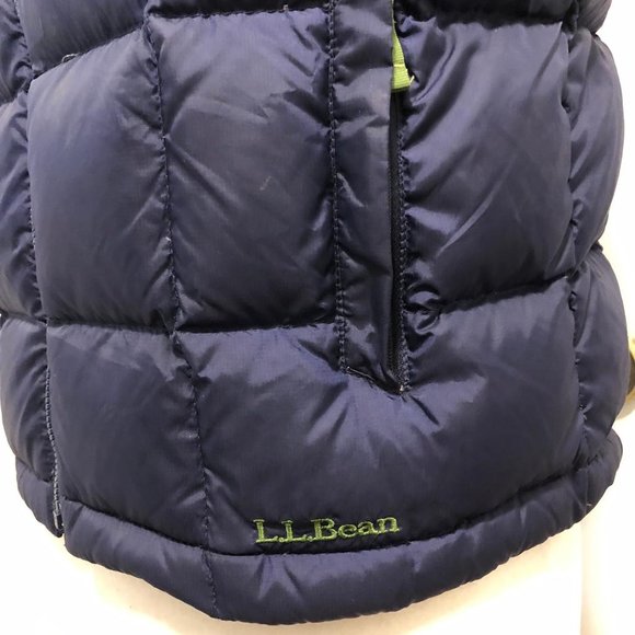 L.L Bean Down Puffer Vest Age 10-12 - Picture 3 of 5
